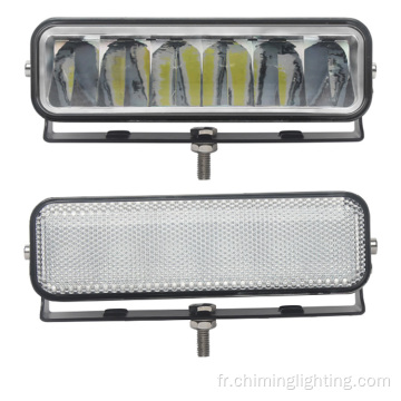 Barres d&#39;éclairage LED de véhicule de toit 4x4 Barres de lumière LED Slim de 7 pouces Camion de lumière inondable 30 W barre lumineuse